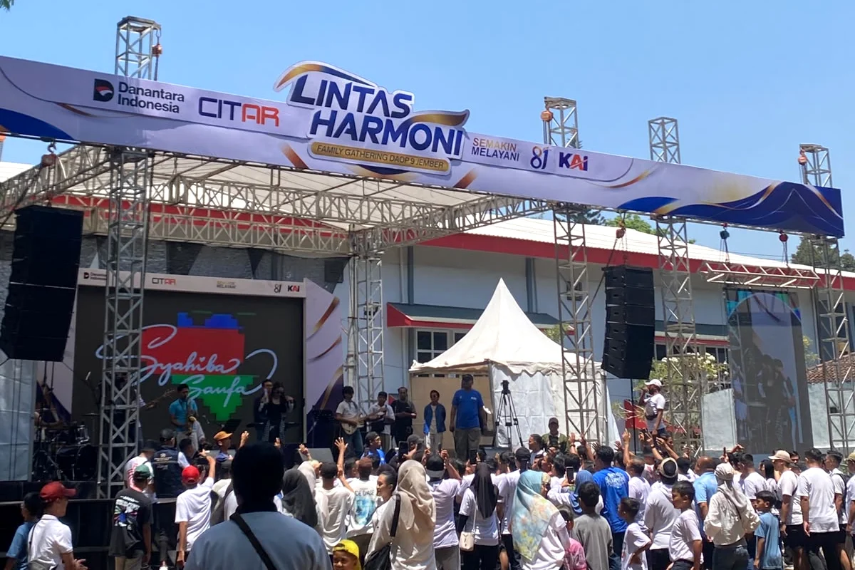 Lintas Harmony KAI Daop 9 Jember, Jalan Santai Jadi Momentum Pererat Kebersamaan