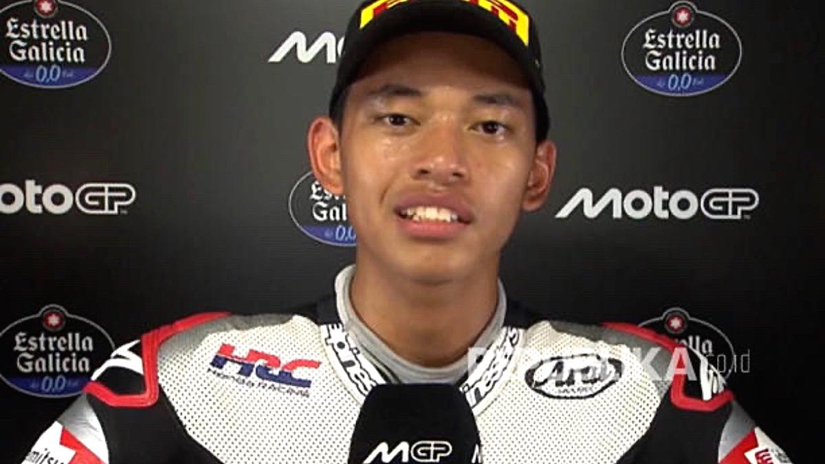 Cetak Sejarah! Veda Ega Jadi Pembalap Indonesia Pertama Raih Pole Position Moto3